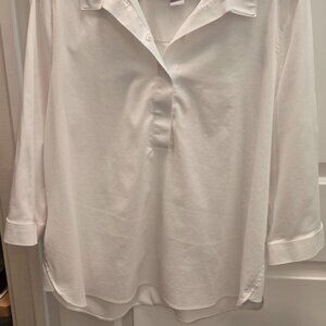 Chico's White Tunic Top